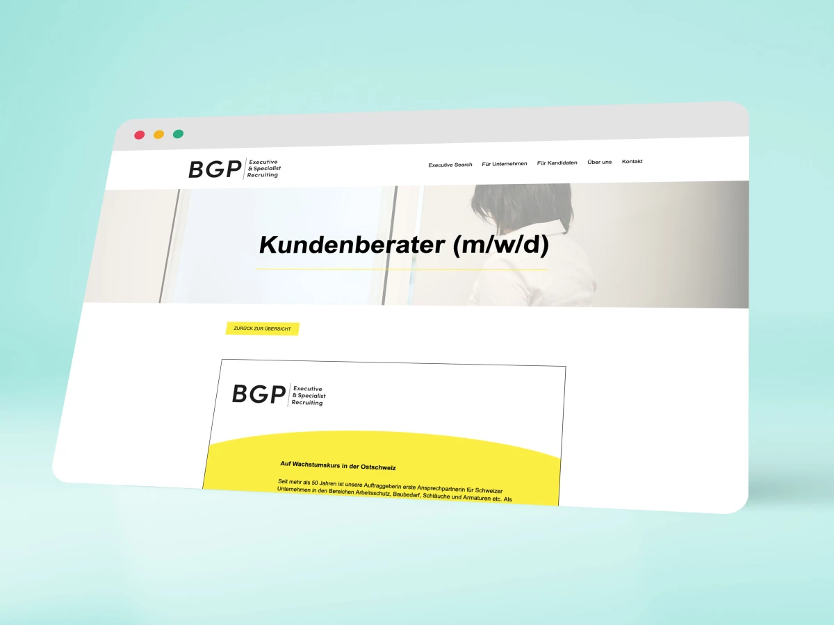 BGP Executive & Specialist Recruiting